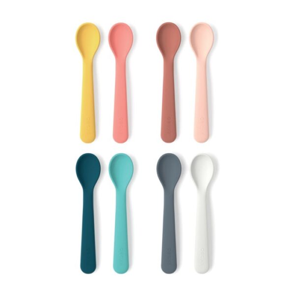 EKOBO Silicone Spoon Set of 2 | Sendok Makan Silikon Sendok Bayi MPASI - Image 5