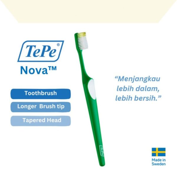 TePe Nova Regular Soft | Sikat Gigi Premium Dewasa