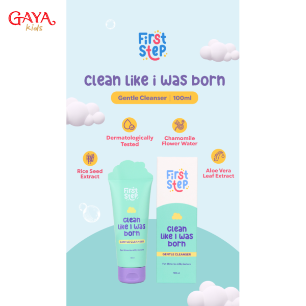 First Step Clean Like I was Born Gentle Cleanser | Sabun Anak | Sabun Cuci Muka Anak - Image 3