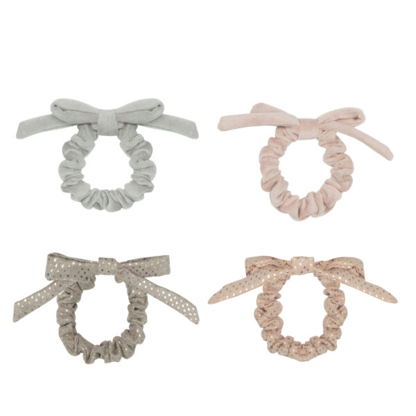 Mimi & Lula Pretty Bow Scrunchies | Ikat Rambut Anak Perempuan | Aksesoris Rambut