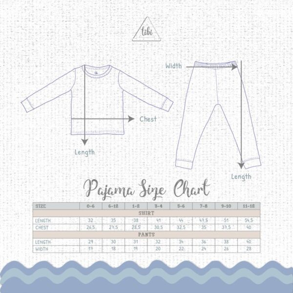 TIBI Gingham Pyjamas Set TENCEL | Baju Tidur Anak | Piyama Anak Set - Image 7