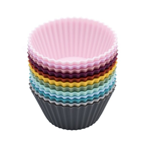 We Might Be Tiny - Silicone Muffin Cups Set of 12 Colours/ Cetakan Kue - Image 3