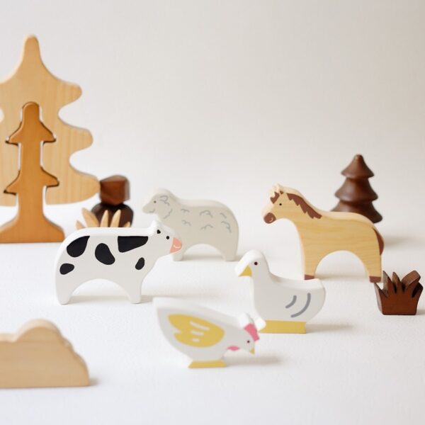 Lettering and Life Wooden Animal Blocks | Mainan Edukasi Anak - Image 3