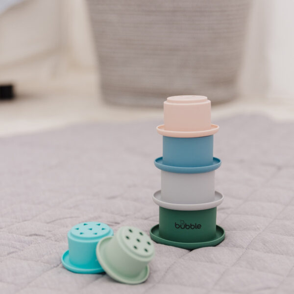 BUBBLE Silicone Stacking Cups | Mainan Anak - Image 3