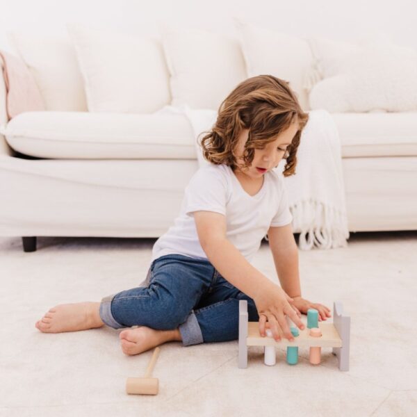 BUBBLE Wooden Hammer Bench | Mainan Anak