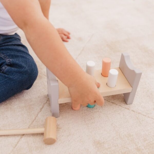 BUBBLE Wooden Hammer Bench | Mainan Anak - Image 5