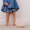 BUBBLE Wooden Rabbit Pull Along | Mainan Anak - Image 6