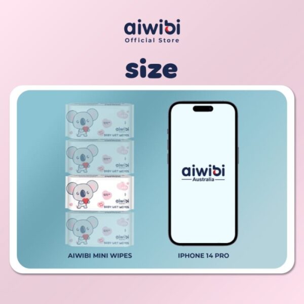 AIWIBI Premium Minipack Wet Wipes (64Lembar) - Image 5