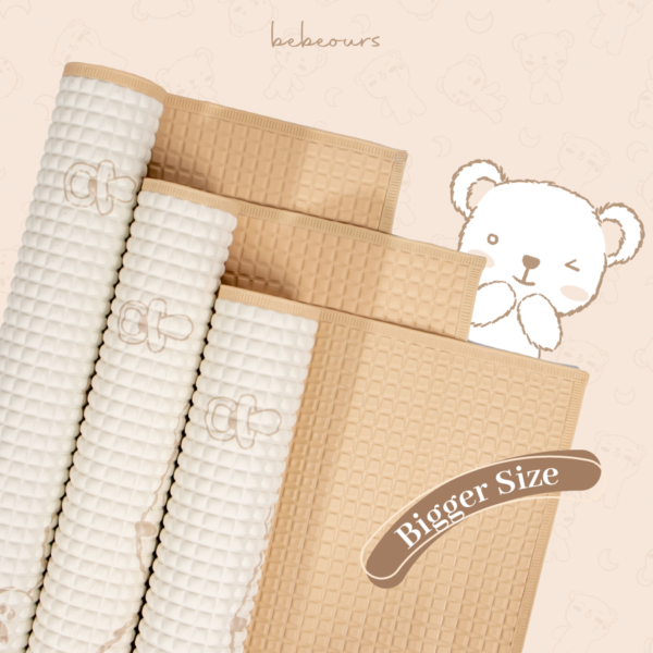 BEBEOURS Baby Cot Sheet | Perlak Organic | Bed Mat | Alas Kasur - Image 2