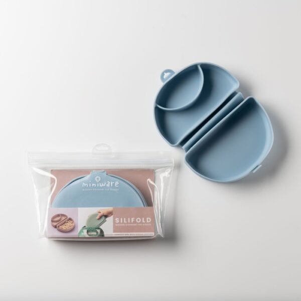 MINIWARE Silifold | Piring Silicone Bayi | Tempat Bekal Silicone Anak - Image 8