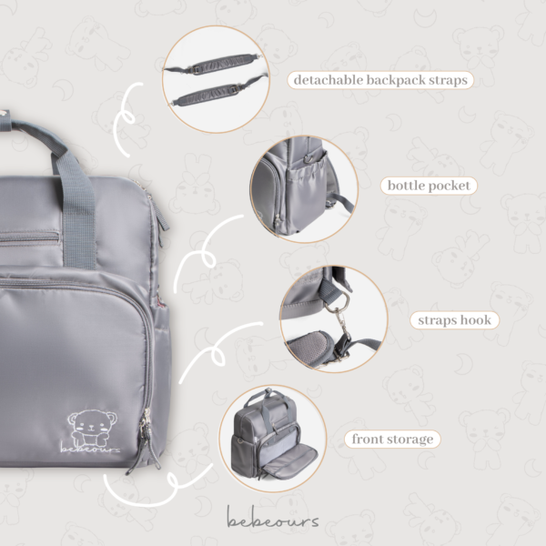 BEBEOURS Etoile Diaper Bag | Tas Perlengkapan Bayi - Image 9