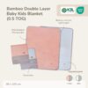PETIT BEARY 0.5 TOG Bamboo Double Layer Baby Kids Blanket | Selimut Anak-Anak