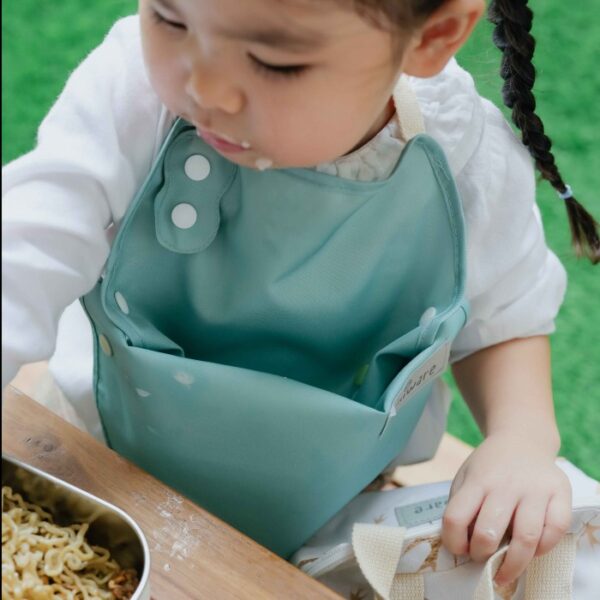 MINIWARE Catch & Cover (Bibpron) | Celemek Anak | Bib Makan Bayi - Image 7