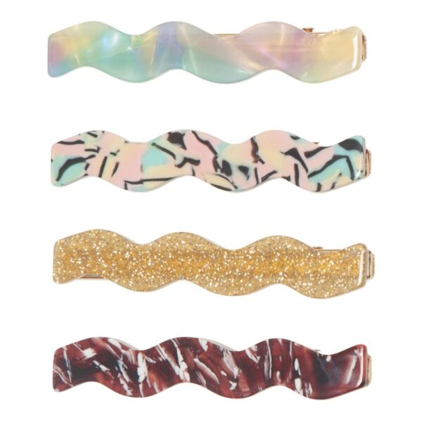 Mimi & Lula Wavy Acetate Clips / Jepit Rambut Anak