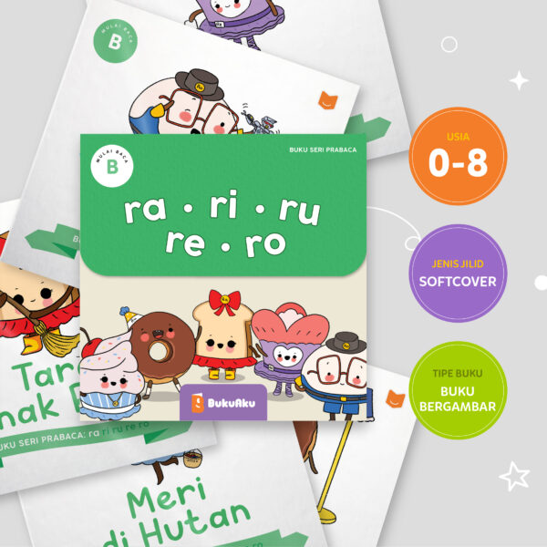 BUKU AKU - Seri Prabaca R - Ra Ri Ru Re Ro