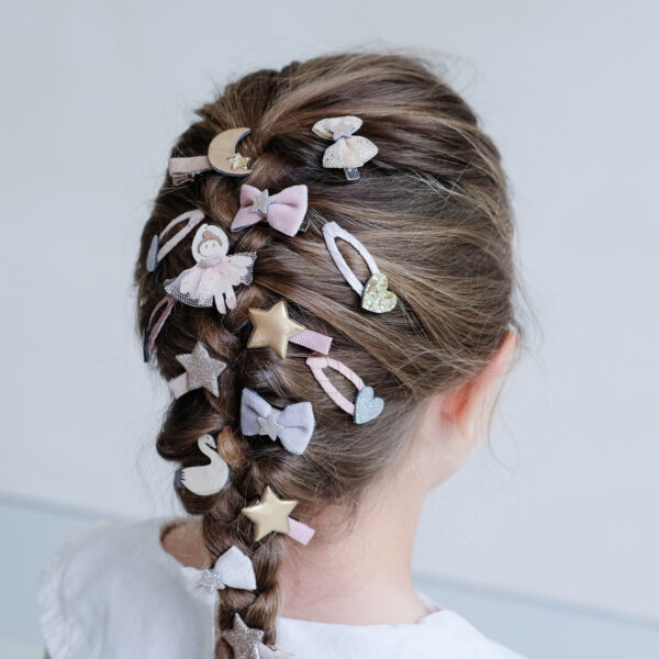 Mimi & Lula Heart Mini Clic Clacs | Jepit Rambut Anak Perempuan | Aksesoris Rambut - Image 3