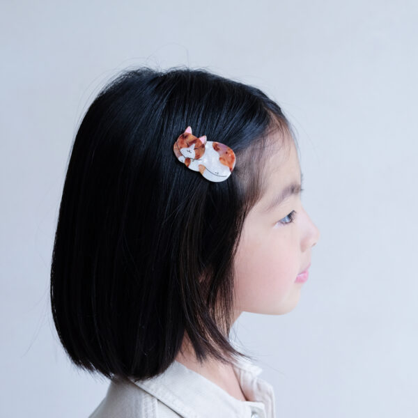 Mimi & Lula Sleeping Cat Acetate Clips | Jepit Rambut Anak Perempuan | Aksesoris Rambut - Image 4
