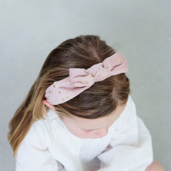 Mimi & Lula Pink Starry Velvet Alice Band | Headband | Bando Anak Perempuan | Aksesoris Rambut - Image 2