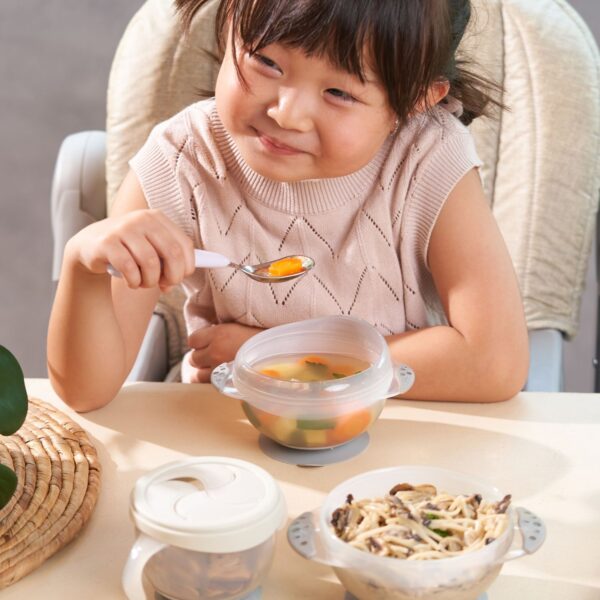 LITTLE DIMPLE 3in1 Mess-Free Bowl Set | Peralatan Makan Anak-Anak - Image 5