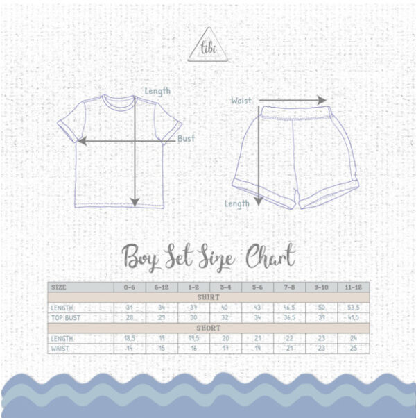 TIBI Set Boy Gingham Tencel Setelan Anak Laki Laki - Image 2