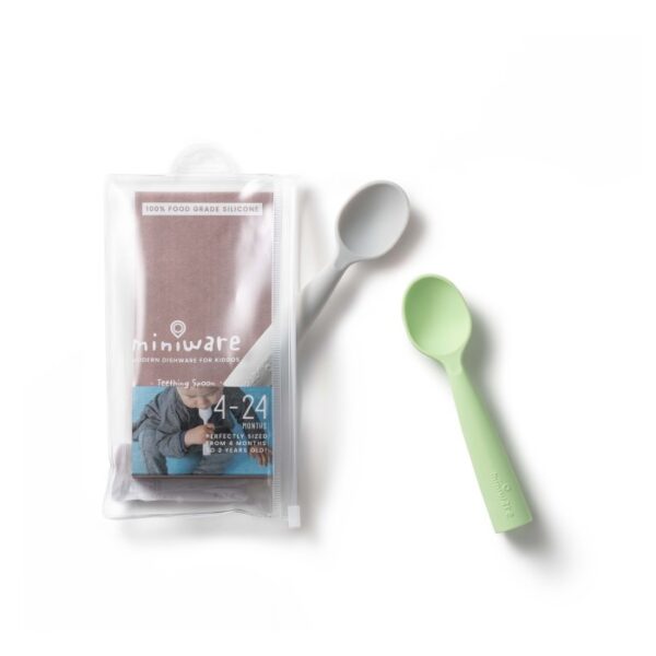 MINIWARE Silicone Training Spoon | Sendok Bayi, Alat Makan Anak - Image 8