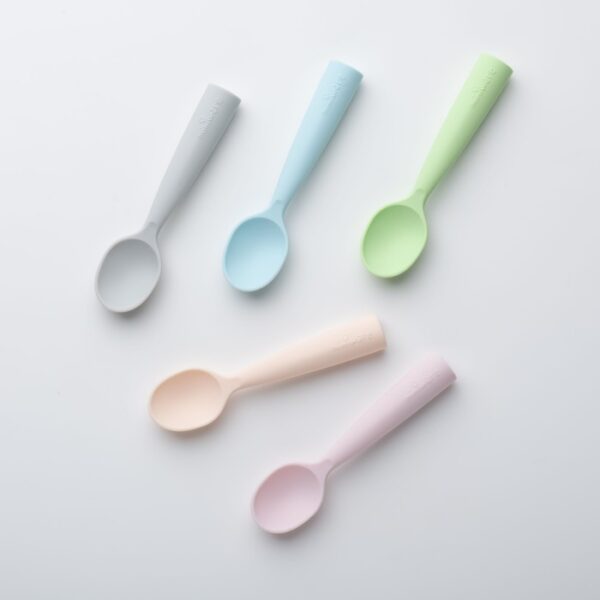 MINIWARE Silicone Training Spoon | Sendok Bayi, Alat Makan Anak