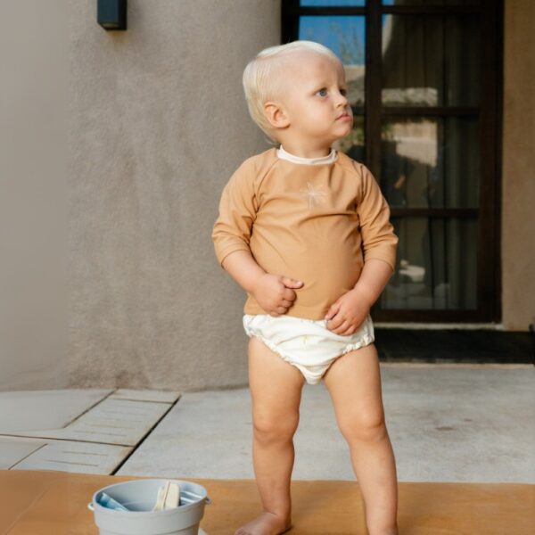 LEE VIERRA Kids Noel Au Mid Length Sleeved Bebe Rashguard Only Top | Baju Renang Anak dan Bayi - Image 2
