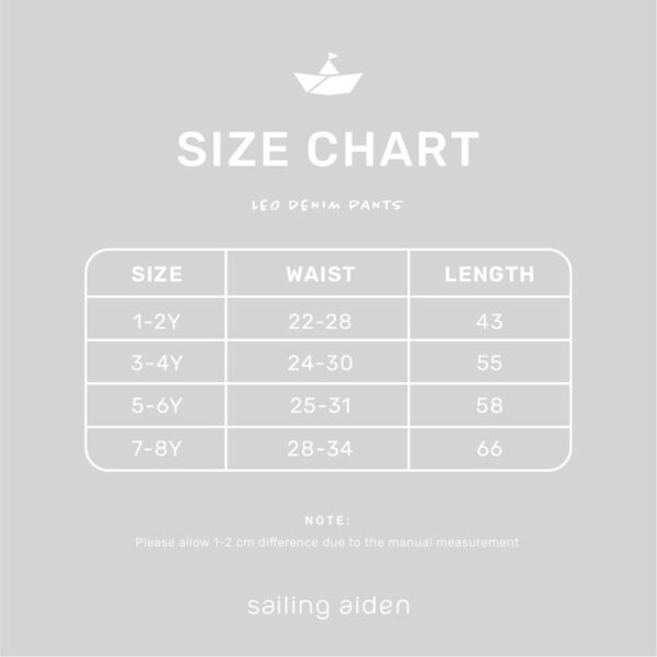 SAILING AIDEN Leo Denim Cargo Pants Celana Anak Laki Laki - Image 5