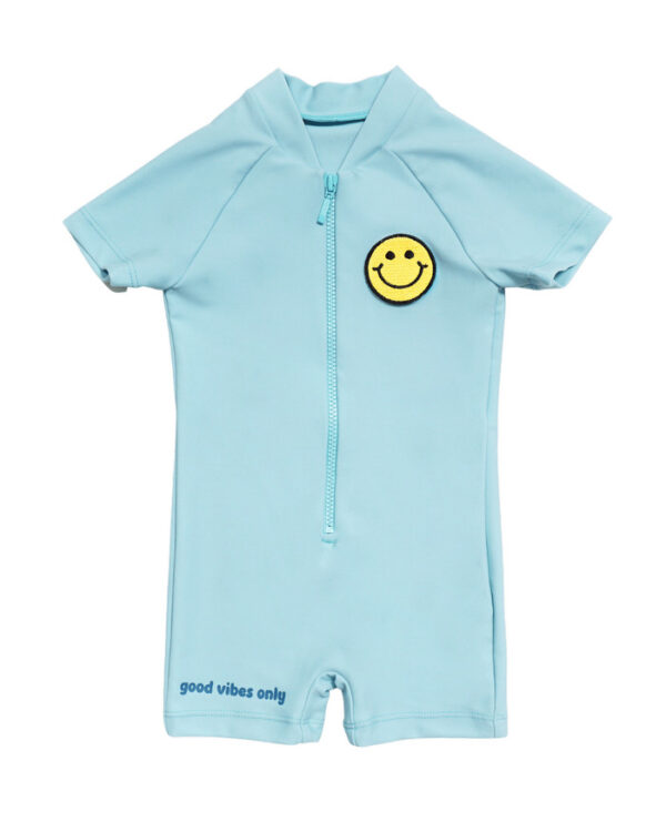 LEE VIERRA KIDS Let's Get Groovy Unisex Short Sleeves Diving Suit | Baju Renang Anak Unisex - Image 2