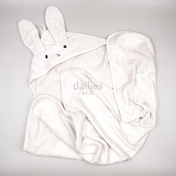 Mellow Bunny Bamboo | Hooded Towel  Handuk Mandi Bayi & Anak - Image 4