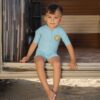 LEE VIERRA KIDS Let's Get Groovy Unisex Short Sleeves Diving Suit | Baju Renang Anak Unisex - Image 4