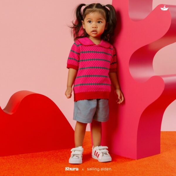 SAILING AIDEN Shura Knit |  Atasan Baju Anak Perempuan