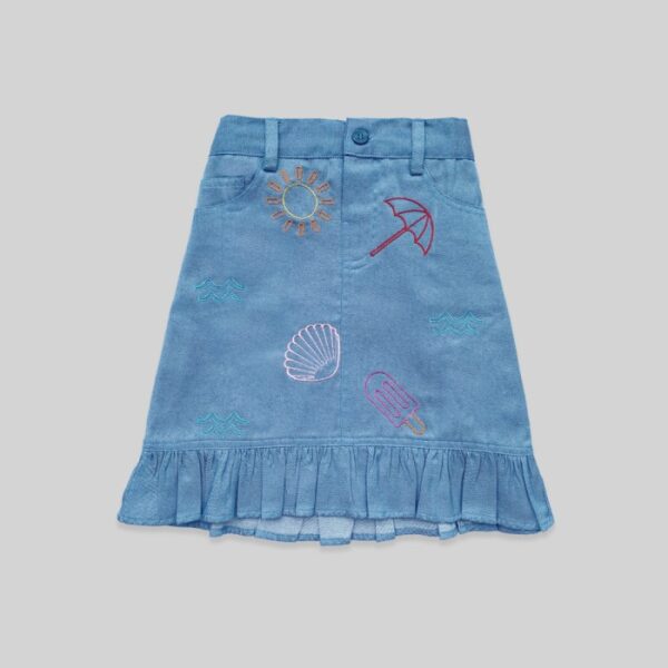 SAILING AIDEN Iris Denim Skirt | Rok Anak - Image 2