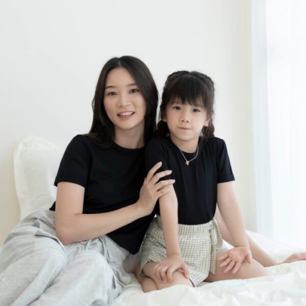TIBI Mom Tee - Black | Kaos Wanita
