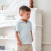 PETIT BEARY Bamboo Boy Polo Top | Atasan Anak Laki-Laki - Image 2