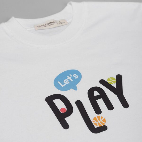 CANDY BUTTON Let's Play T-Shirt | Kaos Anak - Anak Unisex - Image 2