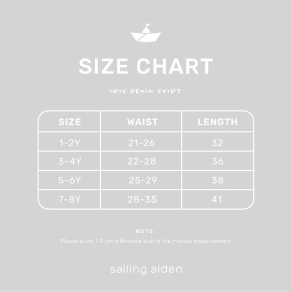 SAILING AIDEN Iris Denim Skirt | Rok Anak - Image 5