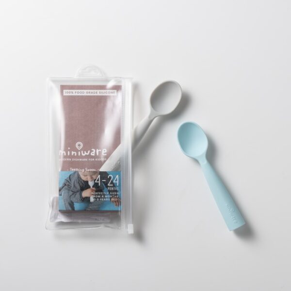 MINIWARE Silicone Training Spoon | Sendok Bayi, Alat Makan Anak - Image 6