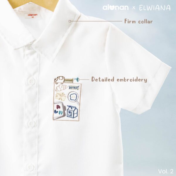 ALUNAN x Elwiana Kids Shirt Summer Patch | Kemeja Anak Laki-Laki - Image 4