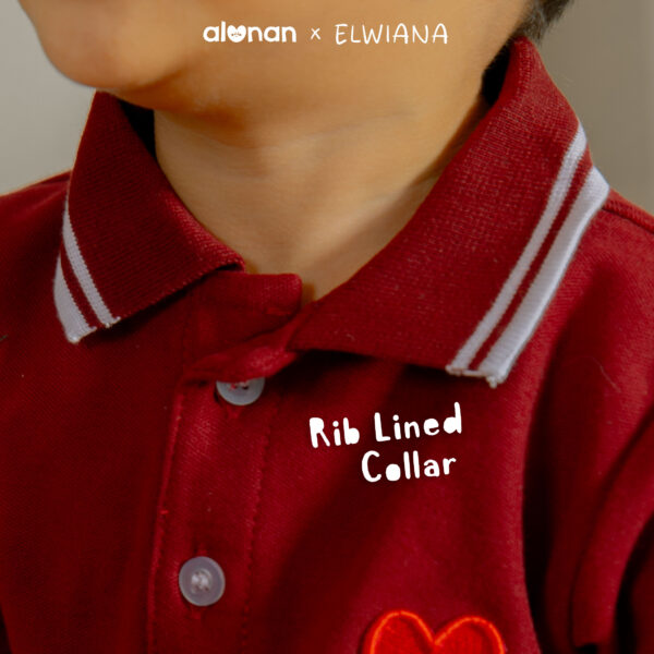 ALUNAN x Elwiana Kids Polo Shirt | Kaos Kerah Unisex Anak-Anak - Image 4