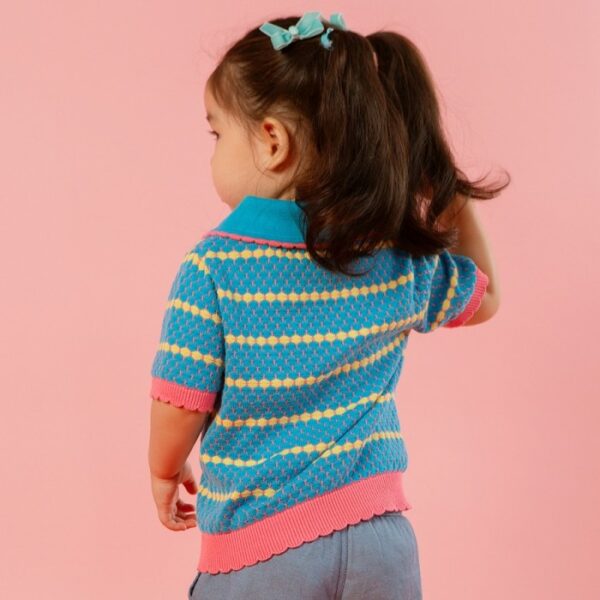 SAILING AIDEN Shura Knit |  Atasan Baju Anak Perempuan - Image 4