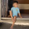 LEE VIERRA KIDS Let's Get Groovy Unisex Short Sleeves Diving Suit | Baju Renang Anak Unisex - Image 5