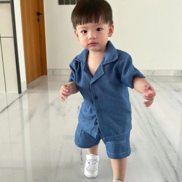 LOMA Lexa Denim Shirt | Atasan Anak | Pakaian Anak - Image 3