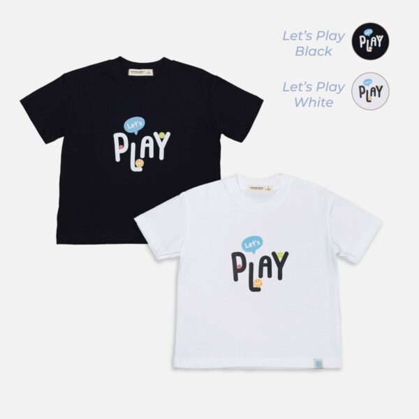 CANDY BUTTON Let's Play T-Shirt | Kaos Anak - Anak Unisex