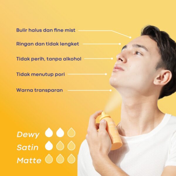 DEW IT - Face Sun Mist - Gentle |  Sunscreen Kolagen, SPF50 PA++++ - Image 3