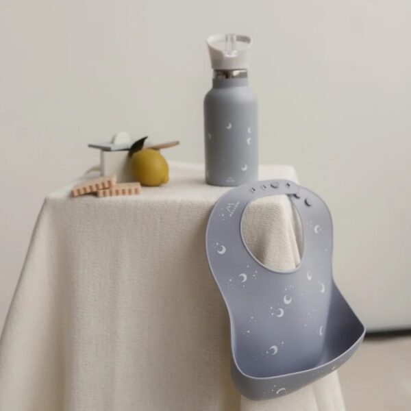 Mellow Silicone Bib - Luna / Celemek Makan Bayi - Image 4