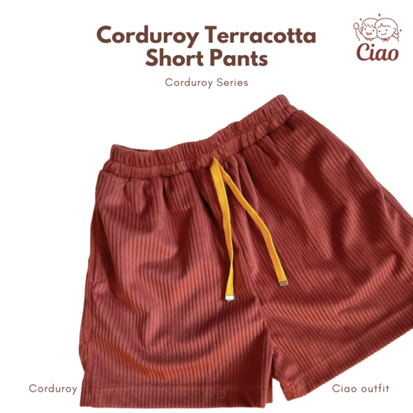 CIAO Corduroy ShortPants | Celana Pendek Anak-Anak - Image 2