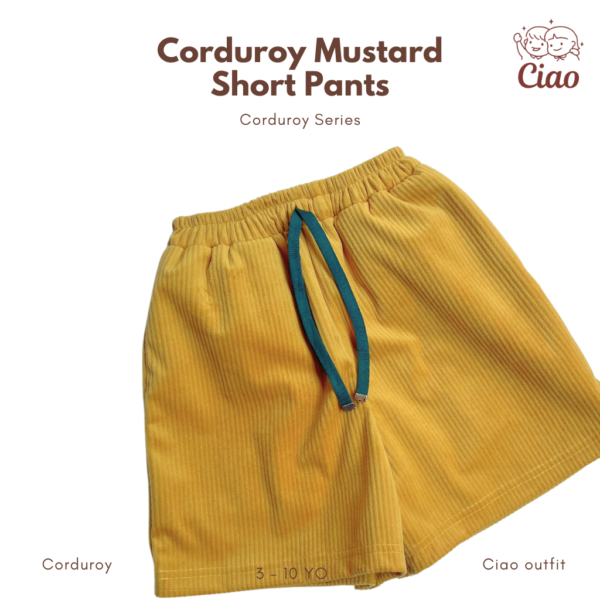 CIAO Corduroy ShortPants | Celana Pendek Anak-Anak - Image 3