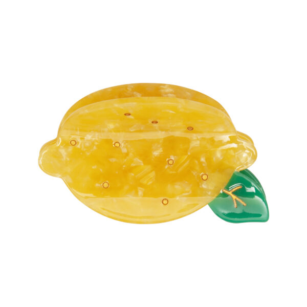 Mimi & Lula Lemon Acetate Bulldog | Jepitan Rambut Anak-Anak | Aksesoris Rambut Anak-Anak
