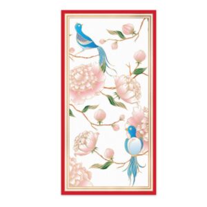 PAPERMARK Chinoiserie Peony (Money Envelope Set of 12) | Angpao